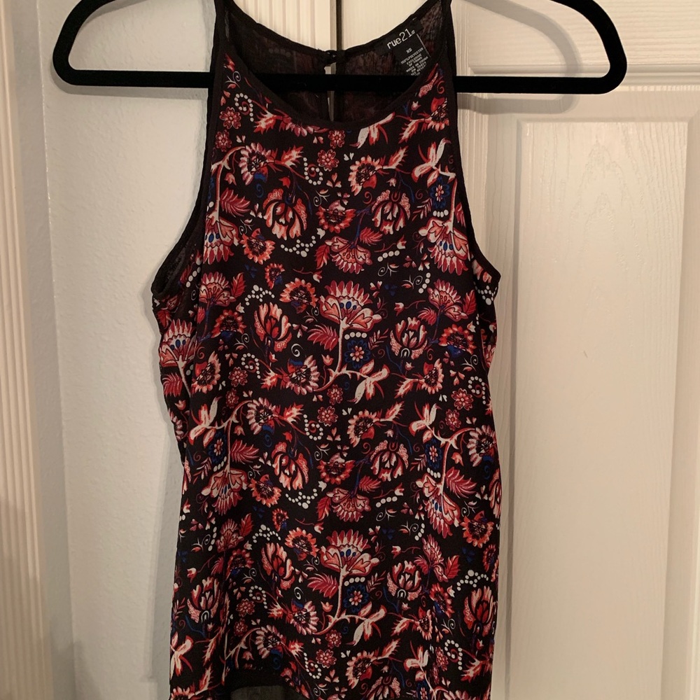 floral print tank top